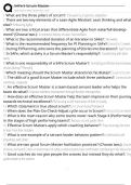 SAFe 5 Scrum Master Exam Questions and Answers 100&percnt; Pass &vert;Already Graded A&plus;&vert; Verified and Updated &vert;Actual 2025&sol;2026 Cheat Sheet