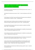ACCT 2010 EXAM 5 UNT Questions and Correct Answers&period;