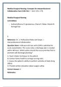 Medical-Surgical Nursing Test Bank &lpar;Ignatavicius 11th Edition&rpar; &mdash; Comprehensive NCLEX&sol;HESI Review&colon; 20 Qs&sol;Chapter&comma; Verified Rationales & Answers&comma;