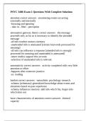 PSYC 3400-Exam 1 Questions With Complete Solutions