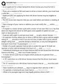 NH DMV Test Exam Questions and Answers 100&percnt; Pass &vert;Already Graded A&plus;&vert; Verified and Updated &vert;Actual 2025&sol;2026 Cheat Sheet