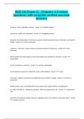 BUS 101 Exam -1 - Chapters 1-5 review questions with complete verified accurate answers&period;