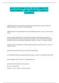 BUS 101 EXAM -3 CH&period; 10-13 COMPLETE ASSESSMENT AND VERIFIED CORRECT ANSWERS&period;