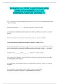 BUSINESS 101 TEST 1 QUESTIONS WITH COMPLETE REVIEWED ACTUAL ANSWERS&period;ALREADY GRADED A&plus;