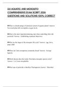 5&period;0 AQUATIC AND MOSQUITO COMPREHENSIVE EXAM SCRIPT 2026 QUESTIONS AND SOLUTIONS 100&percnt;