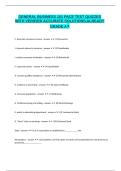 GENERAL BUSINESS 101 PACE TEST QUIZZES WITH VERIFIED ACCURATE SOLUTIONS&period;ALREADY GRADED A&plus;