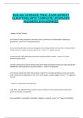 BUS 101 CENGAGE FINAL EXAM NEWEST QUESTIONS WITH COMPLETE UPGRADED SOLUTIONS