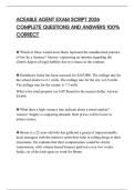 ACEABLE AGENT COMPREHENSIVE EXAM 2026 QUESTIONS WITH ANSWERS GUARANTEED TO PASS