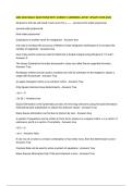 MAE 284 EXAM 2 QUESTIONS WITH CORRECT ANSWERS LATEST UPDATE 2025-2026
