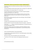 MAE 284 EXAM 1 CONCEPTUALS QUESTIONS WITH CORRECT ANSWERS GRADED A&plus;