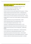 SANS SEC401 EVALUATIONS EXAM QUESTIONS AND SOLUTIONS MARKED A&plus;