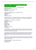 TBS PHASE 3 CORE EXAM SET QUESTIONS AND SOLUTIONS MARKED A&plus;