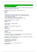 TBS PHASE 3 MAIN EXAMINATION TEST QUESTIONS AND SOLUTIONS MARKED A&plus;