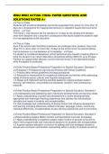 WGU D002 ACTUAL FINAL PAPER QUESTIONS AND SOLUTIONS RATED A&plus;