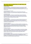 WGU D002 MAIN EXAMINATION SET QUESTIONS AND SOLUTIONS RATED A&plus;