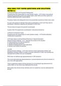 WGU D002 TEST PAPER QUESTIONS AND SOLUTIONS RATED A&plus;