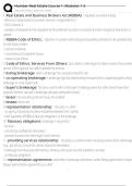 Humber Real Estate Course 1&colon; Modules 1-3 Exam Questions and Answers 100&percnt; Pass &vert;Already Graded A&plus;&vert; Verified and Updated &vert;Actual 2025&sol;2026 Cheat Sheet