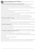 humber Real Estate Course 3&comma; Module 3 Exam Questions and Answers 100&percnt; Pass &vert;Already Graded A&plus;&vert; Verified and Updated &vert;Actual 2025&sol;2026 Cheat Sheet