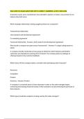 WGU D099 BUNDLED QUESTIONS ANSWERED CORRECTLY LATEST UPDATE 2025&sol;2026