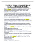 BMGT 301 EXAM 1 UMD QUESTIONS WITH COMPLETE SOLUTIONS