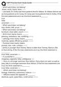 HSPT Practice Exam Study Guide Exam Questions and Answers 100&percnt; Pass &vert;Already Graded A&plus;&vert; Verified and Updated &vert;Actual 2025&sol;2026 Cheat Sheet