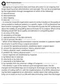RHIT Practice Exam Exam Questions and Answers 100&percnt; Pass &vert;Already Graded A&plus;&vert; Verified and Updated &vert;Actual 2025&sol;2026 Cheat Sheet
