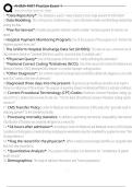 AHIMA RHIT Practice Exam-1 Exam Questions and Answers 100&percnt; Pass &vert;Already Graded A&plus;&vert; Verified and Updated &vert;Actual 2025&sol;2026 Cheat Sheet