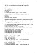 NUR 3100 EXAM -2 QUESTIONS & ANSWERS