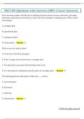 MGT103 Questions with Answers &lpar;100&percnt; Correct Answers&rpar;