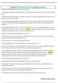 MQM 227 Exam 2 with Verified Answers