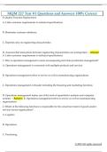 MQM 227 Test &num;1 Questions and Answers 100&percnt; Correct