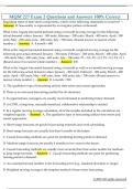 MQM 227 Exam 2 Questions and Answers 100&percnt; Correct