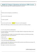 MQM 227 Chapter 5 Questions and Answers 100&percnt; Correct 