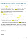 MQM 385 CHAPTER 5 Questions and Answers 100&percnt; Solved