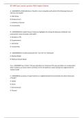 HS 3400 Exam 1 practice questions With Complete Solutions