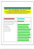PNCB Acute Care Certification Practice Test With 150 questions EXAM STUDY GUIDE