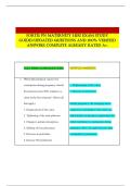 FORTIS PN MATERNITY HESI EXAM STUDY GUIDE UPDATED QUESTIONS AND 100&percnt; VERIFIED ANSWERS COMPLETE ALREADY RATED A&plus;&period; 