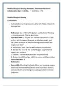 Medical-Surgical Nursing Test Bank &mdash; Ignatavicius 11th Edition &vert; Comprehensive NCLEX & HESI Review with 20 Qs&sol;Chapter & Verified Rationales