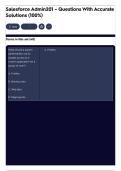 Salesforce Admin201 &ndash; Questions With Accurate Solutions &lpar;100&percnt;&rpar;