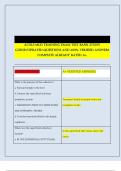 NACOLS MLD Training Exam TEST BANK   QUESTIONS AND 100&percnt; VERIFIED ANSWERS COMPLETE ALREADY RATED A&plus;&period; 