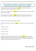NJ Certified Tax Collector I & III - State Exam Questions  with Answers &lpar;100&percnt; Correct Answers&rpar;