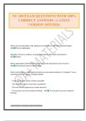 NU 100 EXAM QUESTIONS WITH 100&percnt; CORRECT ANSWERS &vert; LATEST VERSION 2025&sol;2026