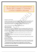 NU 311 SKILLS EXAM 4 QUESTIONS WITH 100&percnt; CORRECT ANSWERS &vert; LATEST VERSION 2025&sol;2026&period;