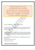 MOD2 NUR105 ENGAGE FUNDAMENTALS &colon; FLUID&comma; ELECTROLYTE&comma; AND ACID-BASE REGULATION&period; EXAM QUESTIONS WITH 100&percnt; CORRECT ANSWERS &vert; LATEST VERSION 2025&sol;2026&period;