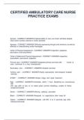 AMB-BC Ambulatory Care Nurse Practice Exams 2025 &ndash; Complete Question Bank & Answers