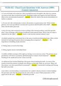 NUR 652 - Final Exam Questions with Answers &lpar;100&percnt;  Correct Answers&rpar;