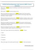 NURS 230 Final Questions with Answers &lpar;100&percnt; Correct  Answers&rpar;