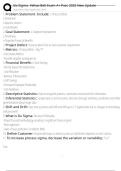 Six Sigma- Yellow Belt Exam A&plus; Pass 2025 New Update 