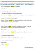NURS 6001 Questions with Answers &lpar;100&percnt; Correct Answers&rpar; 