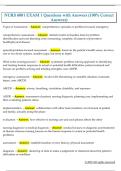 NURS 6001 EXAM 1 Questions with Answers &lpar;100&percnt; Correct  Answers&rpar;